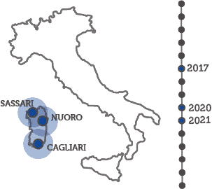 mappa Famelab Sardegna linea (FL2022)