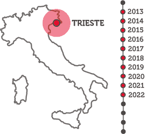mappa Famelab Trieste linea (FL2022)
